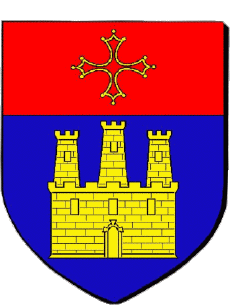 Blason-Drapeaux France Départements - Villes 82 CASTELSARRASIN Blason