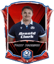 Sports Rugby - Joueurs Ecosse Equipe 2025 Paddy Harrison 