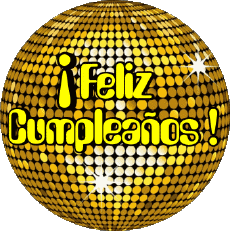 Mensajes Español Feliz Cumpleaños Abstracto - Geométrico 013 