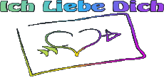 Messagi Tedesco Ich Liebe Dich Cuore 