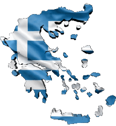Flags Europe Greece Map 