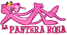 Multi Media Cartoons TV - Movies Pink Panther Spanish Logo 