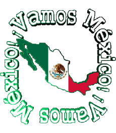 Messagi Spagnolo Vamos México Bandera 