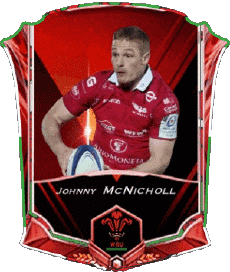 Deportes Rugby - Jugadores Gales Equipo 2022 Johnny McNicholl 