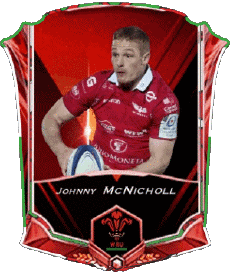 Sportivo Rugby - Giocatori Galles Johnny McNicholl 