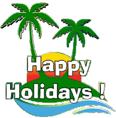 Messages Anglais Happy Holidays Fond Transparent 01 