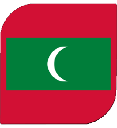 Fahnen Asien Malediven Platz 
