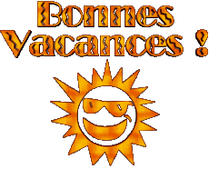 Mensajes Francés Bonnes Vacances Fondo transparente 04 