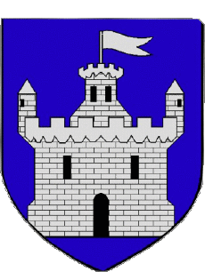 Blasone-Bandiere Francia Dipartimenti - Città 07 LARGENTIERE 