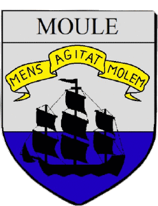 Fahnen Frankreich Abteilungen - Städte 971 LE MOULE 