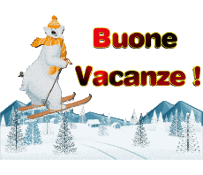 Messages Italien Buone Vacanze Iverno Serie 06 