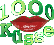 Messages Allemand Küsse 1000 
