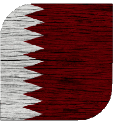 Drapeaux Asie Qatar Carré 