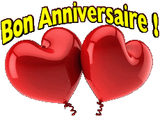 Mensajes Francés Bon Anniversaire Ballons - Confetis 005 