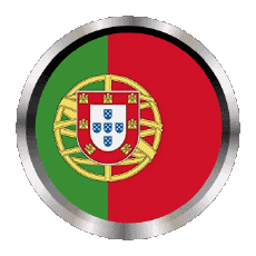 Fahnen Europa Portugal Rund - Ringe 