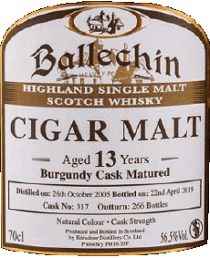 Getränke Whiskey Ballechin Edradour 