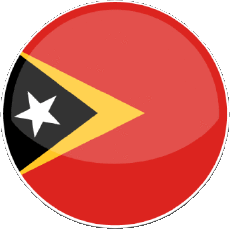 Fahnen Asien Osttimor Runde 