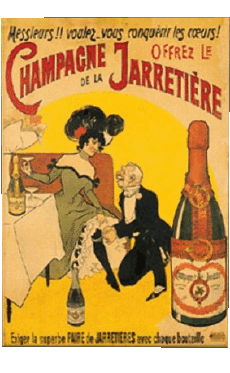 Humor -  Fun Retro Poster - Marken Champagne Divers 
