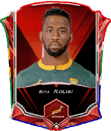 Sports Rugby - Joueurs Afrique du Sud Siya Kolisi 