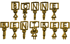 Messages Français Bonne Rentrée Fond Transparent 10 