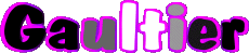 Nombre MASCULINO - Francia G Gaultier 