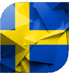 Bandiere Europa Scamosciato Quadrato 