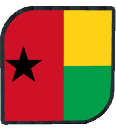 Bandiere Africa Guinea Bissau Quadrato 