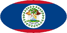 Fahnen Amerika Belize Verschiedene 