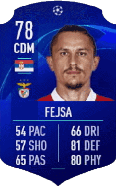 Multi Media Video Games F I F A - Card Players Serbia Ljubomir Fejsa 