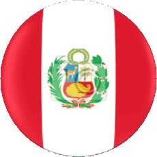 Fahnen Amerika Peru Runde 