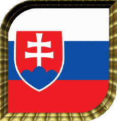 Drapeaux Europe Slovaquie Carré 