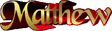 First Names MASCULINE -  UK - USA - IRL - AUS - NZ M Matthew 