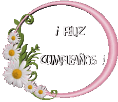 Messages Spanish Feliz Cumpleaños Floral Transparent Background 021 
