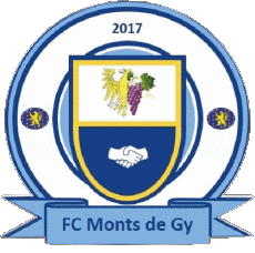 Sports FootBall Club France Logo Bourgogne - Franche-Comté 70 - Haute Saône FC Monts de GY 
