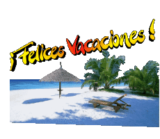 Mensajes Español Felices Vacaciones Fondo transparente 28 