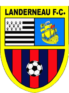Sports FootBall Club France Logo Bretagne 29 - Finistère Landerneau FC 