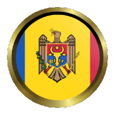 Bandiere Europa Moldova Rotondo - Anelli 