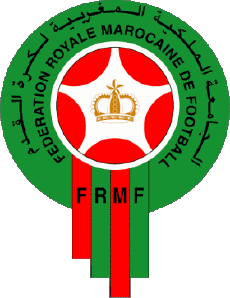 Logo-Sport Fußball - Nationalmannschaften - Ligen - Föderation Afrika Marokko Logo