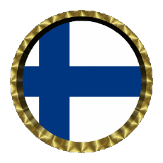 Drapeaux Europe Finlande Rond - Anneaux 