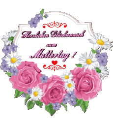 Messages German Herzlichen Glückwunsch zum Muttertag 006 