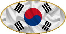 Flags Asia South Korea Oval 01 