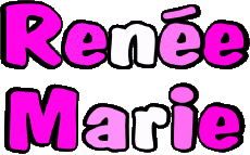 Vorname WEIBLICH - Frankreich R Renée Marie 