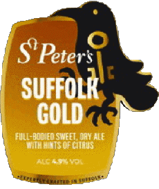 Suffolk gold-Bevande Birre UK St  Peter's Brewery Suffolk gold