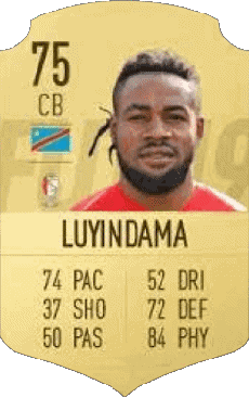 Multimedia Videospiele F I F A - Karten Spieler Kongo Christian Luyindama 