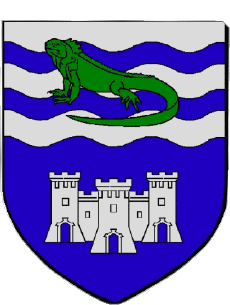 Wappen-Fahnen Frankreich Abteilungen - Städte 971 TERRE DE HAUT Wappen