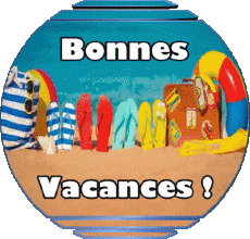Mensajes Francés Bonnes Vacances 02 