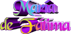 First Names FEMININE - Spain M Composed María de Fátima 