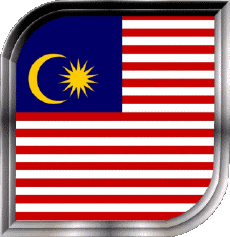 Bandiere Asia Malaysia Quadrato 
