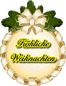 Mensajes Alemán Fröhliche  Weihnachten Serie 05 