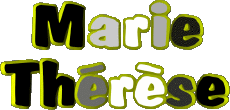 First Names FEMININE - France M Composed Marie Thérèse 